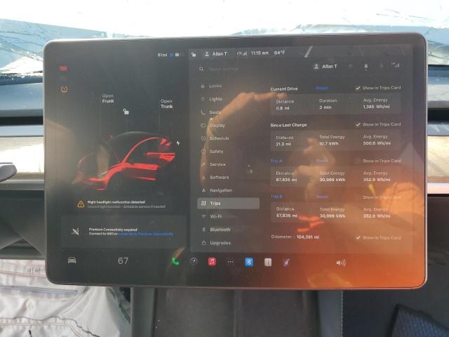 Photo 9 from auction – 2021 TESLA MODEL 3 with VIN 5YJ3E1EC6MF914526