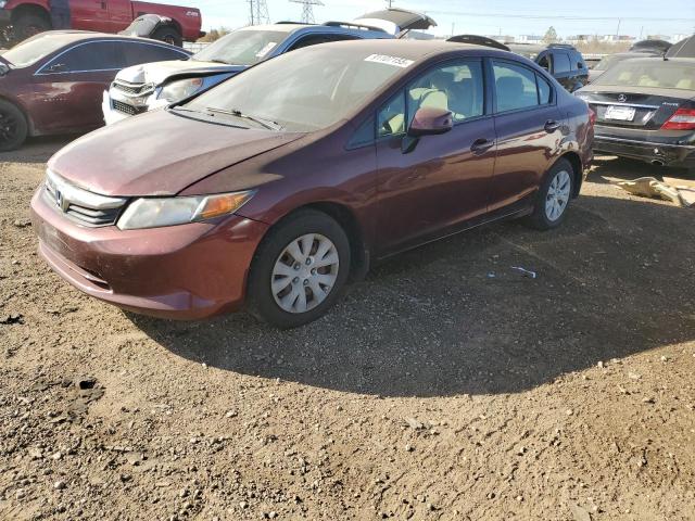 HONDA CIVIC LX 2012 مع رقم تعريف المركبة JHMFB2F54CS003672 - صورة من المزاد