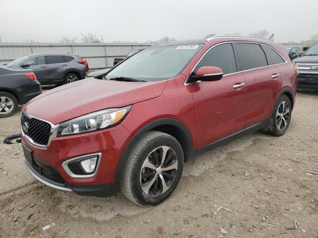 KIA SORENTO EX 2017 with VIN 5XYPH4A1XHG249286 - Photo from auction
