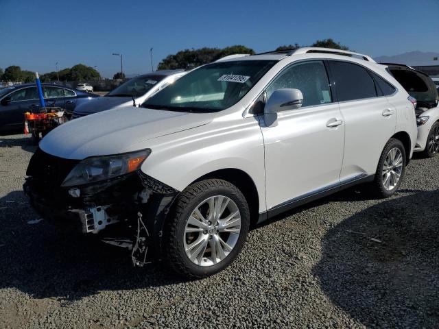 LEXUS RX 450H 2012 with VIN JTJBC1BAXC2431494 - Photo from auction
