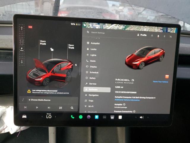 Photo 9 from auction – 2025 TESLA MODEL 3 with VIN 5YJ3E1EA3SF029695