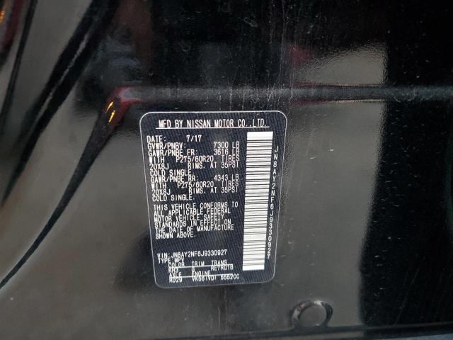 Photo 14 from auction – 2018 NISSAN ARMADA PLA with VIN JN8AY2NF6J9330927