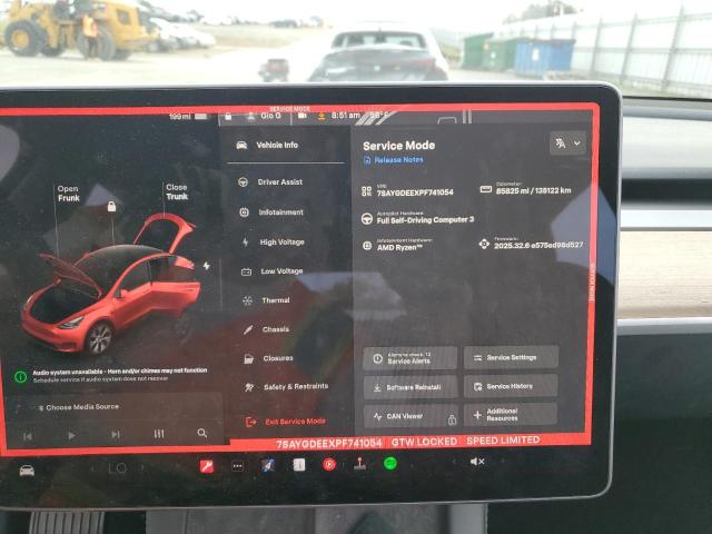 Photo 9 from auction – 2023 TESLA MODEL Y with VIN 7SAYGDEEXPF741054