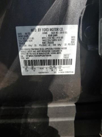 Photo 14 from auction – 2023 FORD EXPLORER X with VIN 1FMSK7DH0PGB70058