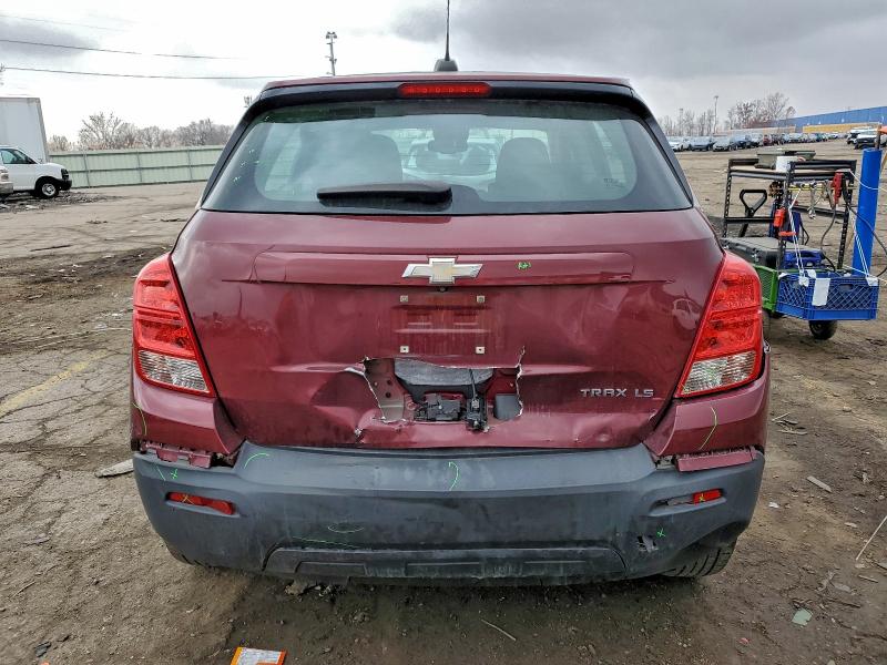 Photo 6 from auction – 2016 CHEVROLET TRAX LS with VIN 3GNCJKSB2GL248291