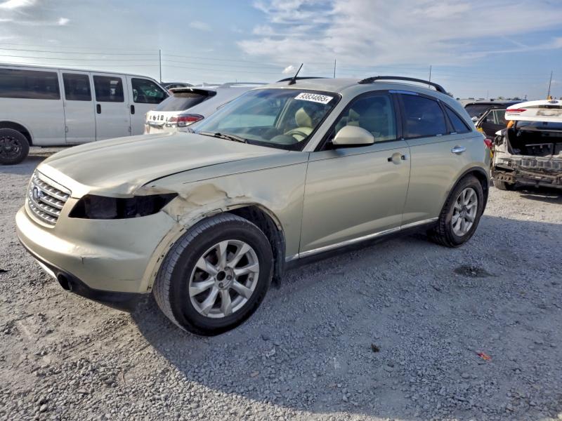INFINITI FX35 2006 with VIN JNRAS08U66X100593 - Photo from auction