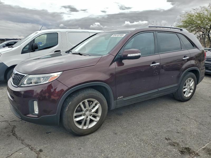 Photo 1 from auction – 2015 KIA SORENTO LX with VIN 5XYKTCA65FG640325