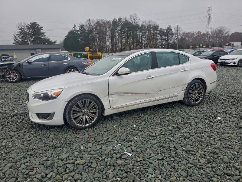 KIA CADENZA PR 2014 with VIN KNALN4D72E5157596 - Photo from auction