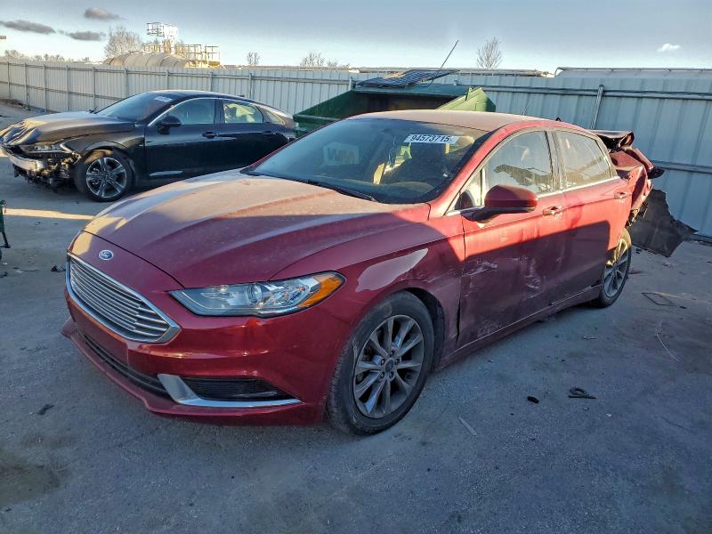 FORD FUSION SE 2017 with VIN 3FA6P0HD1HR246893 - Photo from auction