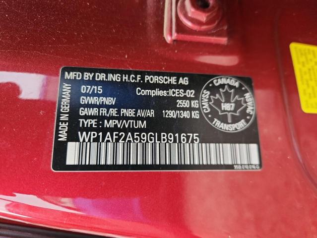 Photo 14 from auction – 2016 PORSCHE MACAN TURB with VIN WP1AF2A59GLB91675