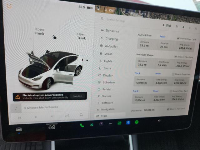 Фото 9 с аукциона – 2021 TESLA MODEL Y с VIN 5YJYGDEE0MF083575