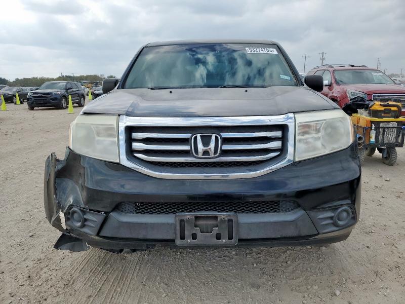 Photo 5 from auction – 2013 HONDA PILOT LX with VIN 5FNYF3H25DB016615