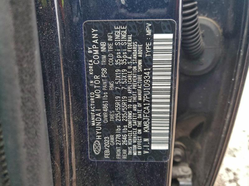 Photo 14 from auction – 2023 HYUNDAI TUCSON SEL with VIN KM8JFCA17PU109341