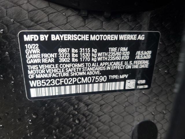 Photo 14 from auction – 2023 BMW IX XDRIVE5 with VIN WB523CF02PCM07590