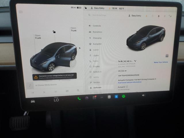 Photo 9 from auction – 2024 TESLA MODEL Y with VIN 7SAYGDEE0RA225236