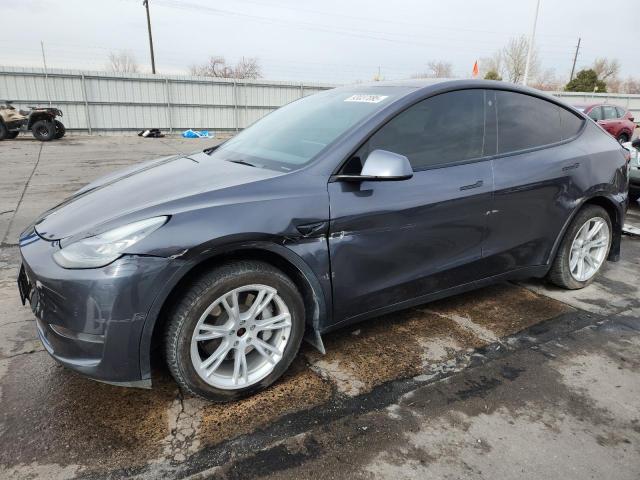 TESLA MODEL Y 2021 with VIN 5YJYGDEE2MF177246 - Photo from auction
