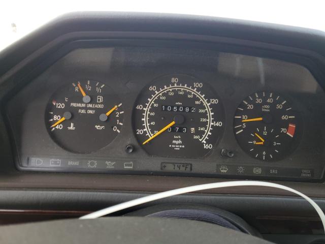 Photo 9 from auction – 1995 MERCEDES-BENZ E 320 with VIN WDBEA66E5SC277008