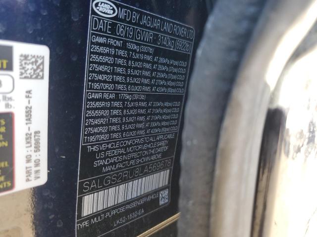 صورة رقم 14 من المزاد - 2020 LAND ROVER RANGE ROVE مع VIN SALGS2RU8LA569678