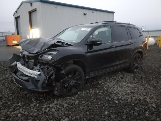 HONDA PILOT BLAC 2021 with VIN 5FNYF6H78MB062257 - Photo from auction