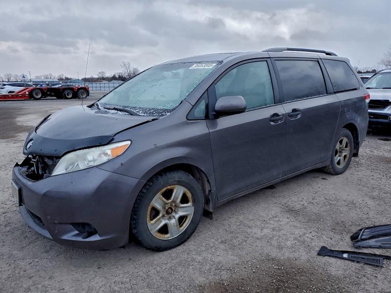 TOYOTA SIENNA 2012 with VIN 5TDZK3DC4CS240371 - Photo from auction