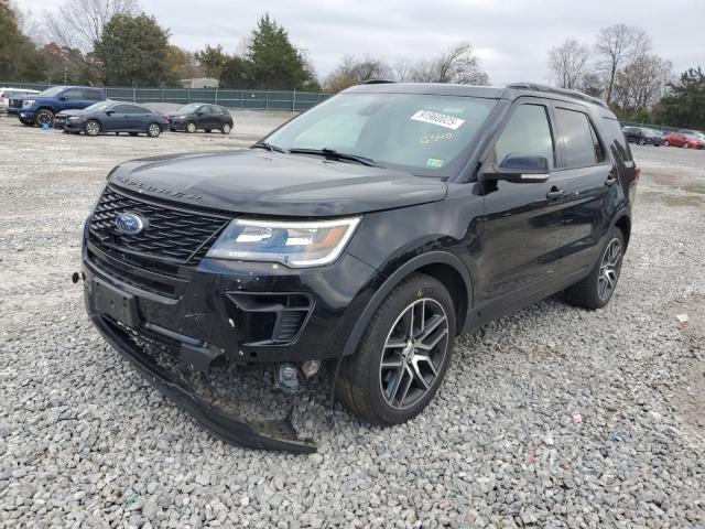 FORD EXPLORER S 2018 with VIN 1FM5K8GT1JGB41341 - Photo from auction