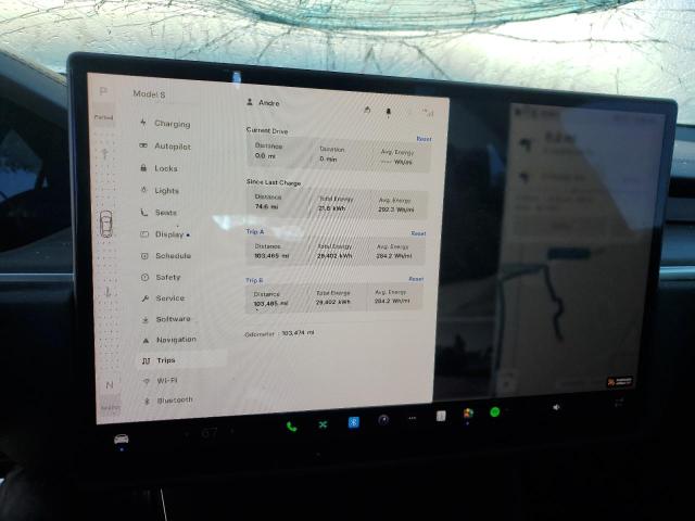 Photo 9 from auction – 2022 TESLA MODEL S with VIN 5YJSA1E52NF467378