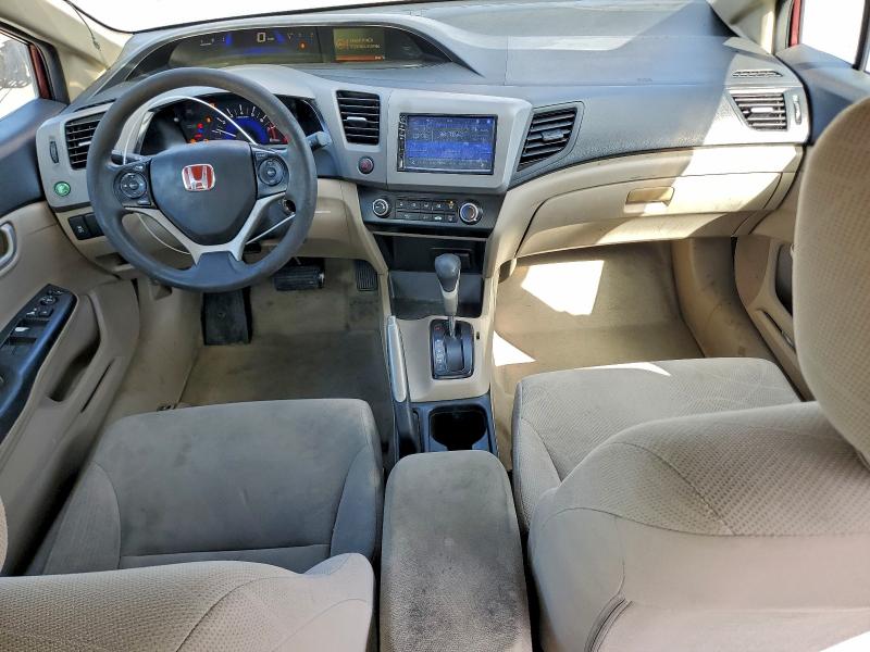 Photo 8 from auction – 2012 HONDA CIVIC LX with VIN 2HGFB2F53CH609300