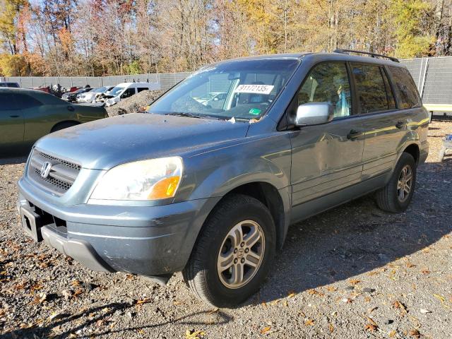 HONDA PILOT EXL 2005 with VIN 2HKYF187X5H542516 - Photo from auction