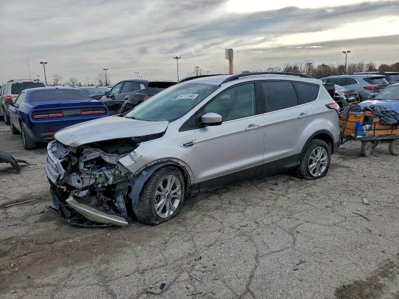 FORD ESCAPE SEL 2018 with VIN 1FMCU9HD4JUA58843 - Photo from auction