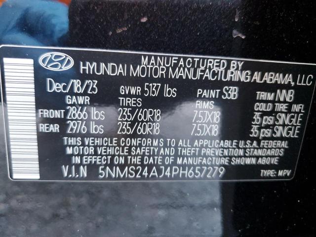 Photo 14 from auction – 2023 HYUNDAI SANTA FE with VIN 5NMS24AJ4PH657279