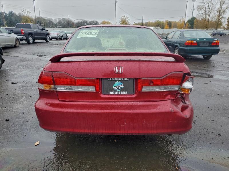 Photo 6 from auction – 2002 HONDA ACCORD with VIN JHMCG56662C009948