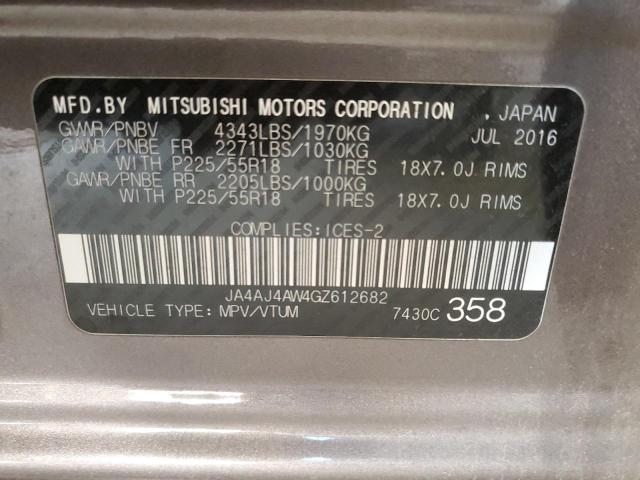 Photo 14 from auction – 2016 MITSUBISHI RVR GT with VIN JA4AJ4AW4GZ612682