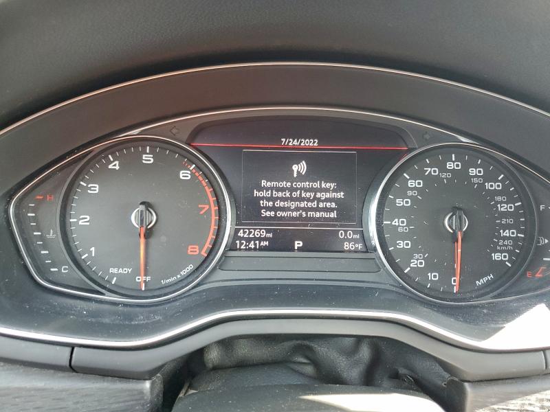 Photo 9 from auction – 2018 AUDI A4 PREMIUM with VIN WAUDNAF40JA040512