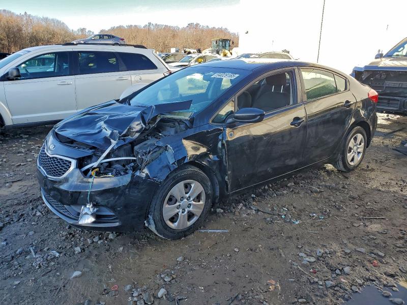 KIA FORTE LX 2014 with VIN KNAFK4A69E5222302 - Photo from auction