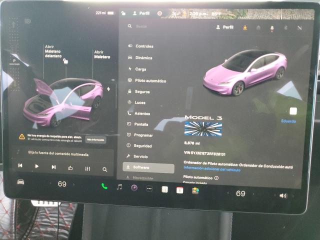Photo 9 from auction – 2024 TESLA MODEL 3 with VIN 5YJ3E1ET3RF828131