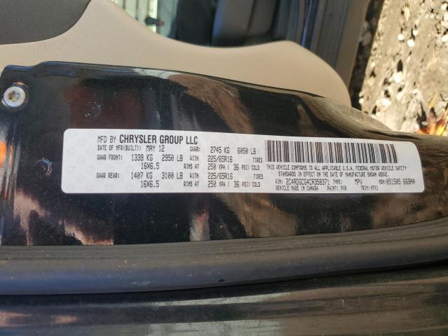 Photo 14 from auction – 2012 DODGE GRAND CARA with VIN 2C4RDGCG4CR358371