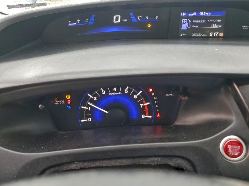 Photo 9 from auction – 2014 HONDA CIVIC EXL with VIN 19XFB2F96EE074706
