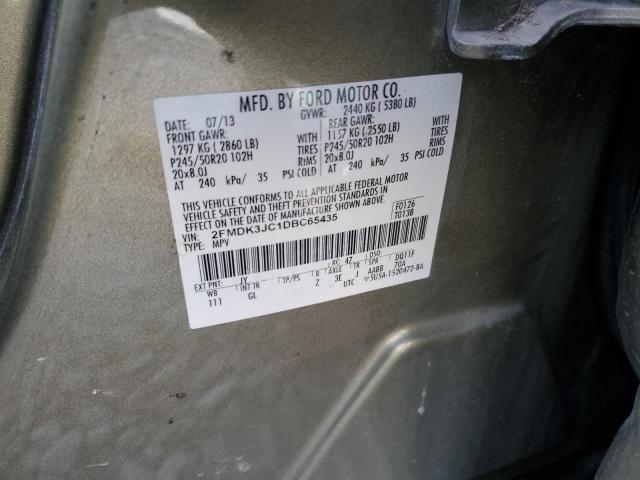 Photo 14 from auction – 2013 FORD EDGE SEL with VIN 2FMDK3JC1DBC65435