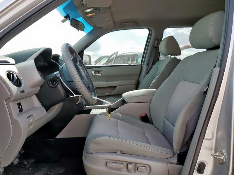 Photo 7 from auction – 2012 HONDA PILOT EX with VIN 5FNYF3H40CB026789