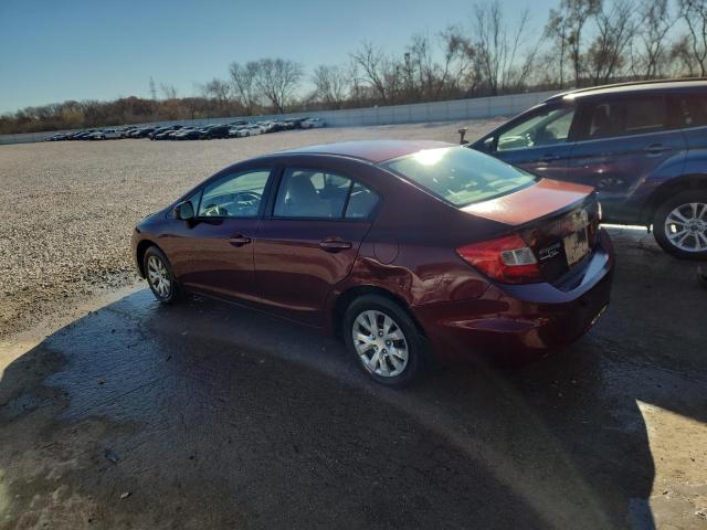 Photo 2 from auction – 2012 HONDA CIVIC LX with VIN 19XFB2F50CE043820