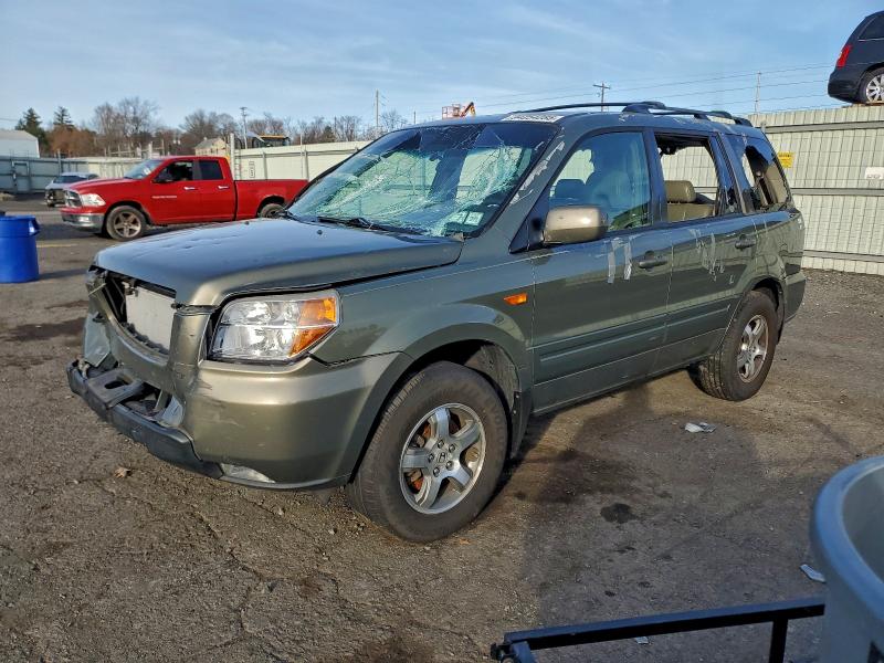 HONDA PILOT 2007 with VIN 5FNYF28737B014159 - Photo from auction