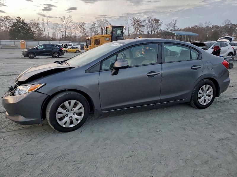 HONDA CIVIC LX 2012 with VIN 19XFB2F53CE084460 - Photo from auction