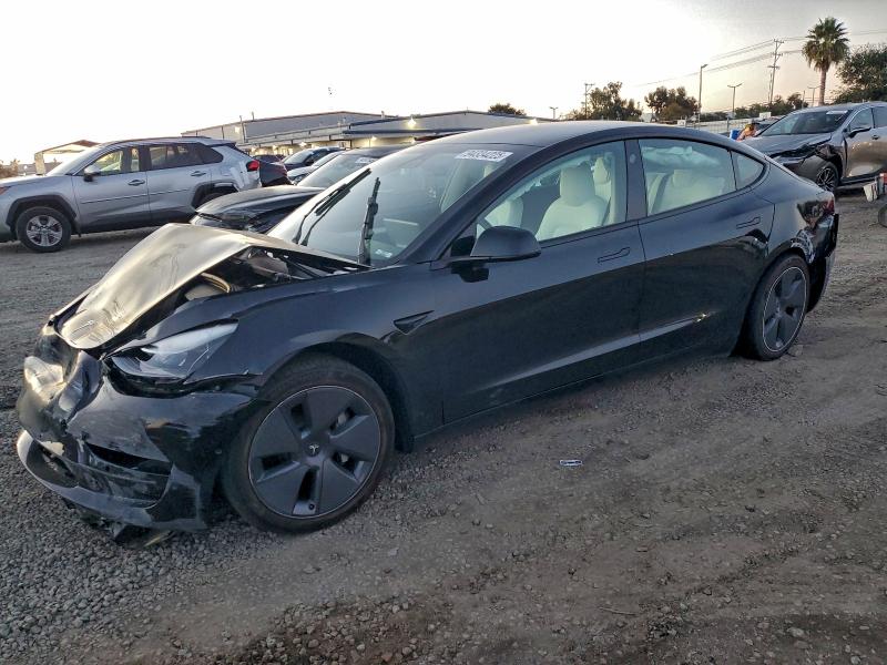 TESLA MODEL 3 2022 with VIN 5YJ3E1EB7NF338065 - Photo from auction