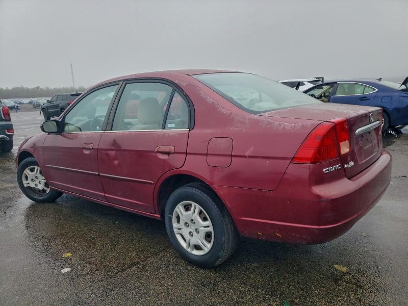 Photo 2 from auction – 2002 HONDA CIVIC LX with VIN 2HGES16532H596441