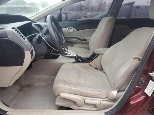 Photo 7 from auction – 2012 HONDA CIVIC LX with VIN 19XFB2F55CE090129