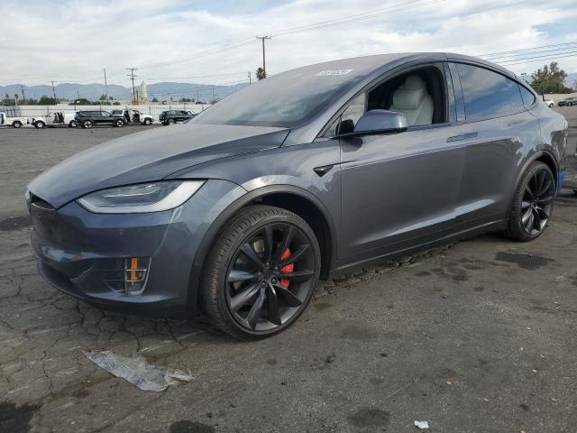 TESLA MODEL X 2021 with VIN 5YJXCBE21MF322777 - Photo from auction