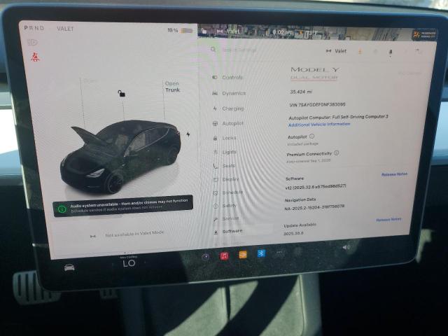 Photo 9 from auction – 2022 TESLA MODEL Y with VIN 7SAYGDEF0NF383095