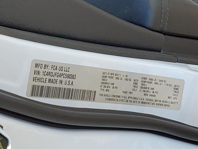 Photo 14 from auction – 2023 DODGE DURANGO PU with VIN 1C4RDJFG4PC590363