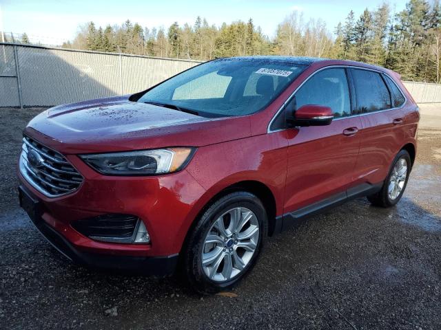FORD EDGE TITANIUM 2022 with VIN 2FMPK4K92NBA72556 - Photo from auction