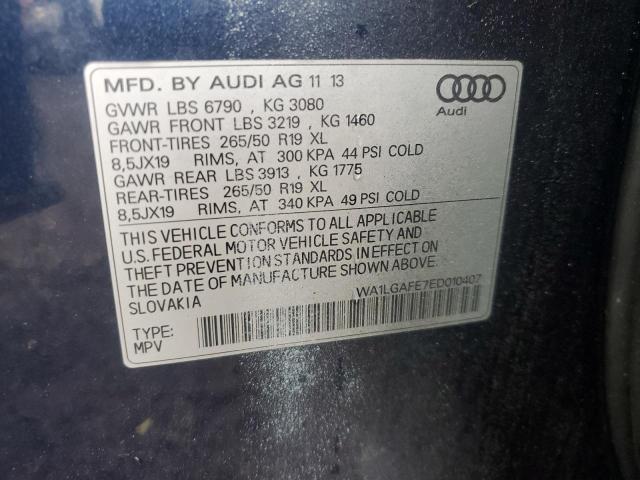 Photo 14 from auction – 2014 AUDI Q7 PREMIUM with VIN WA1LGAFE7ED010407